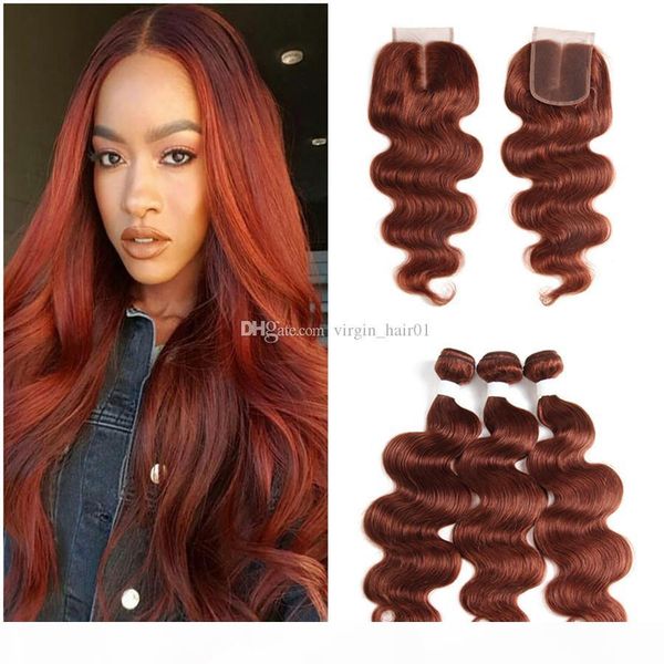 copper red hair bundles #33 auburn hair bundles with lace closure body wave brazilian human virgin hair extension 3bundles with closure, Black;brown
copper red hair bundles #33 auburn hair bundles with lace closure body wave brazilian human virgin hair extension 3bundles with closure, Black;brown
