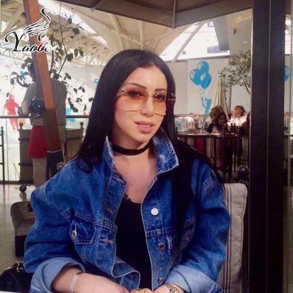 sunglasses yaobo oversized rimless women fashion gradient lens metal frame transparent sun glasses female clear glass uv400, White;black
sunglasses yaobo oversized rimless women fashion gradient lens metal frame transparent sun glasses female clear glass uv400, White;black