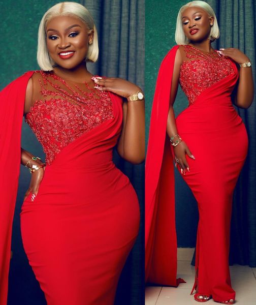 2022 plus size arabic aso ebi red sheath prom dresses lace beaded satin evening formal party second reception birthday engagement gowns dres, Black
2022 plus size arabic aso ebi red sheath prom dresses lace beaded satin evening formal party second reception birthday engagement gowns dres, Black