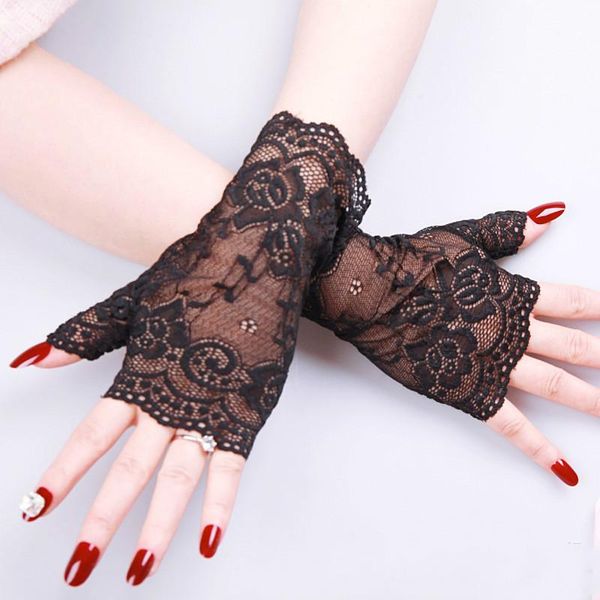 five fingers gloves summer lace cute ladies sunscreen breathable fingerless fashion half finger cover scar, Blue;gray
five fingers gloves summer lace cute ladies sunscreen breathable fingerless fashion half finger cover scar, Blue;gray