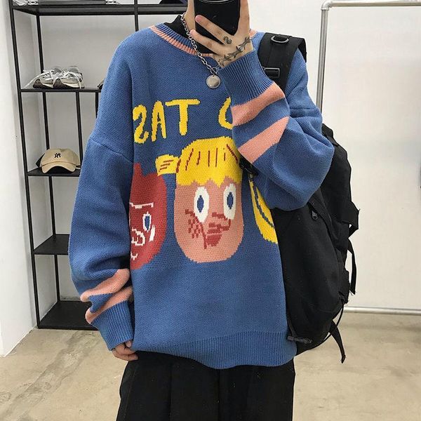 funny printed couple sweater 2021 autumn winter pullovers men's fashion casual oversize streetwear male clothing1, White;black
funny printed couple sweater 2021 autumn winter pullovers men's fashion casual oversize streetwear male clothing1, White;black