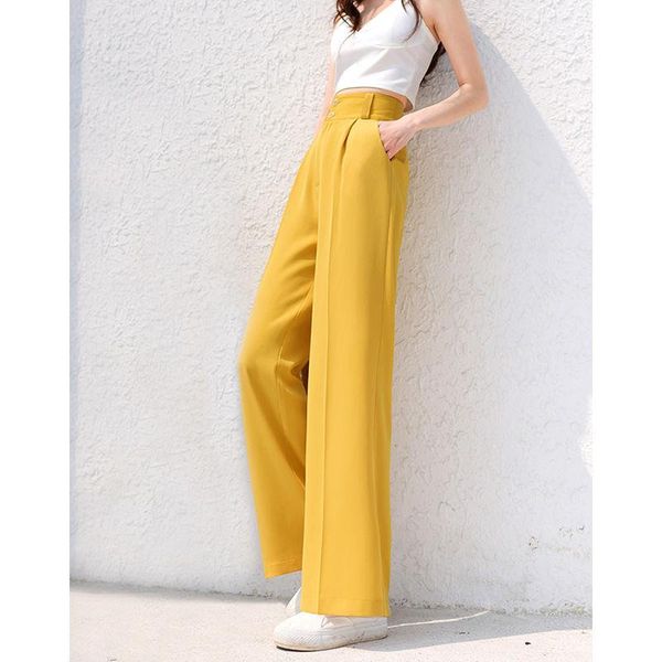 women's pants & capris wide leg women trousers style high waist thin straight baggy loose chiffon casual spring summer 2021, Black;white
women's pants & capris wide leg women trousers style high waist thin straight baggy loose chiffon casual spring summer 2021, Black;white