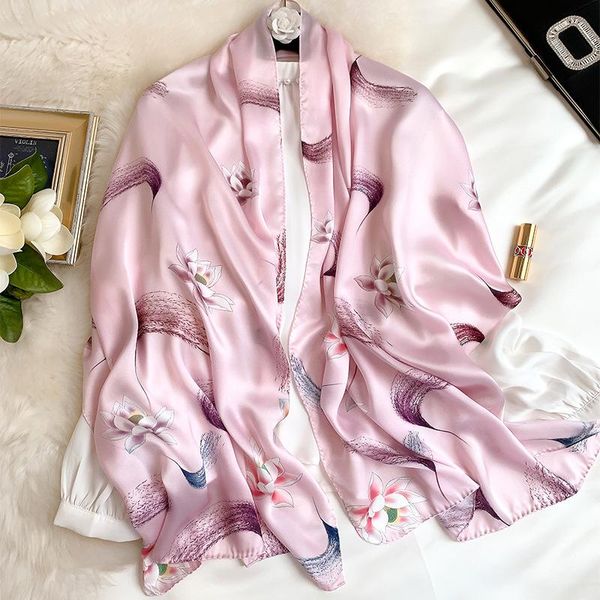 elegant floral women 100 pure silk scarf shawls print wraps female foulard beach stole sunscreen pashmina bandana neck scarves wmtspy, Blue;gray
elegant floral women 100 pure silk scarf shawls print wraps female foulard beach stole sunscreen pashmina bandana neck scarves wmtspy, Blue;gray