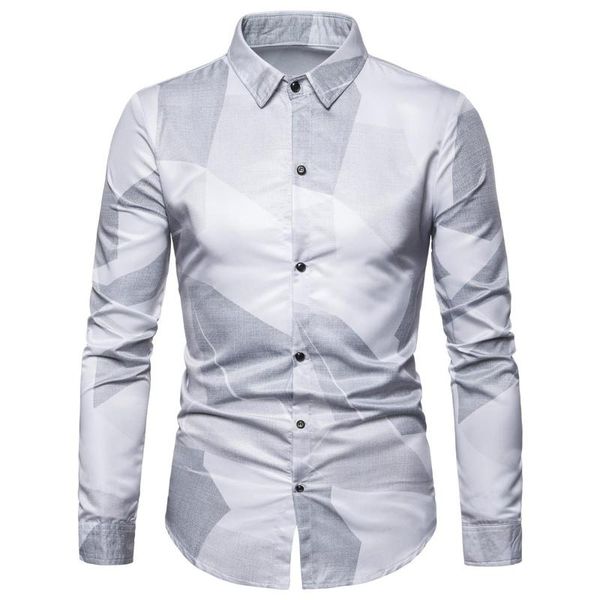 men's casual shirts long-sleeved social shirt men slim fit fashion blouse male white grey summer dress color printing, White;black
men's casual shirts long-sleeved social shirt men slim fit fashion blouse male white grey summer dress color printing, White;black