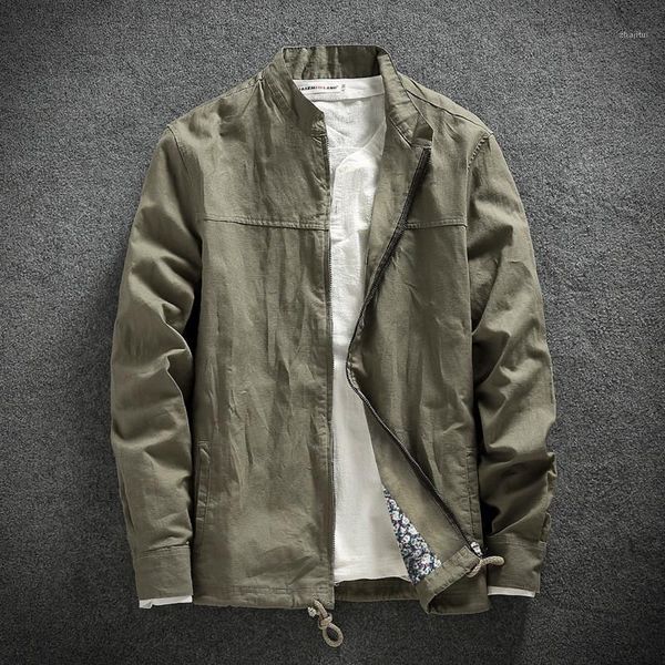 2019 spring fashion jacket male slim fit high-grade linen jackets men's stand collar pure color leisure linen coat m-xxxl1, Black;brown
2019 spring fashion jacket male slim fit high-grade linen jackets men's stand collar pure color leisure linen coat m-xxxl1, Black;brown