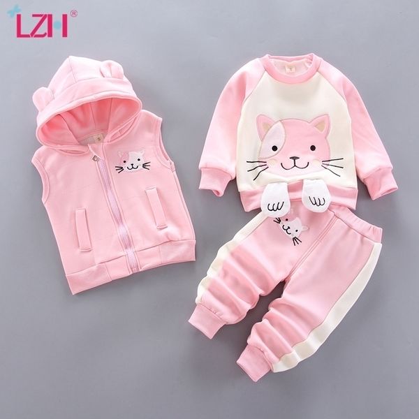 lzh autumn winter cute cartoons cat kids clothes girls plus velvet new tracksuit for children hooded baby boy set 0-4 years 201127, White
lzh autumn winter cute cartoons cat kids clothes girls plus velvet new tracksuit for children hooded baby boy set 0-4 years 201127, White