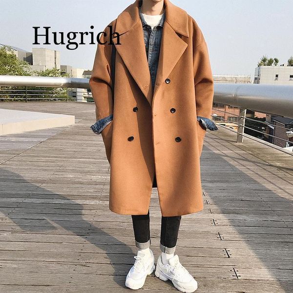 2019 winter men's trench wool blend casual loose cashmere long coats woolen windbreaker outwear cotton-padded clothes overcoat1, Black
2019 winter men's trench wool blend casual loose cashmere long coats woolen windbreaker outwear cotton-padded clothes overcoat1, Black