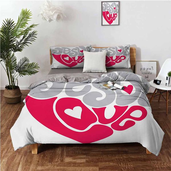 retro letters of love sixties style calligraphy froming a heart shapebedding 3-piece set
retro letters of love sixties style calligraphy froming a heart shapebedding 3-piece set