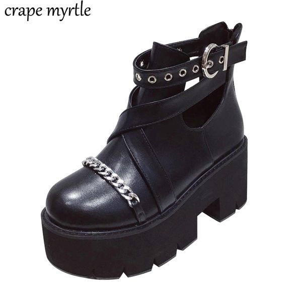 women low heel boots platform shoes autumn boots women gothic punk low heel combat boots for women fall shoes y200723, Black
women low heel boots platform shoes autumn boots women gothic punk low heel combat boots for women fall shoes y200723, Black