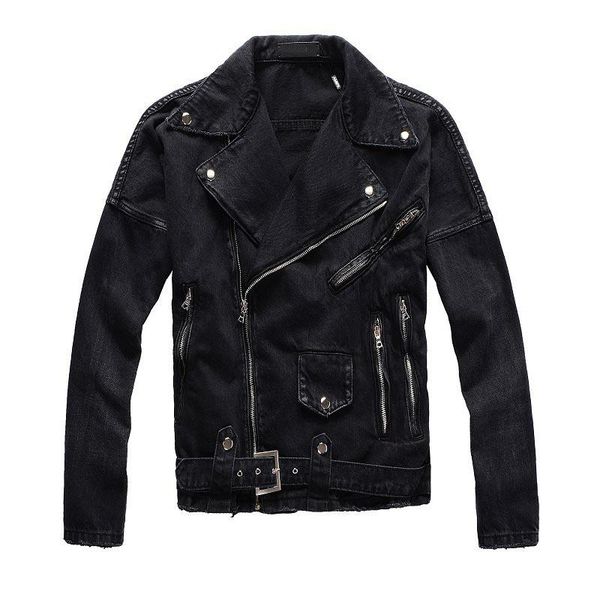 mcikkny men's fashion high street jeans jackets punk style motorcycle denim jackets outwear for male size m-4xl multi zipper, Black;brown
mcikkny men's fashion high street jeans jackets punk style motorcycle denim jackets outwear for male size m-4xl multi zipper, Black;brown