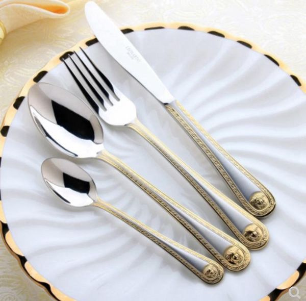 high grade household western style tableware stainless steel knife fork spoon four piece1
high grade household western style tableware stainless steel knife fork spoon four piece1