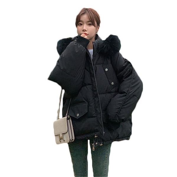 women's down & parkas 2021 fashion cotton padded jacket winter jackets korean loose thick short coats girls outerwear g621, Black
women's down & parkas 2021 fashion cotton padded jacket winter jackets korean loose thick short coats girls outerwear g621, Black