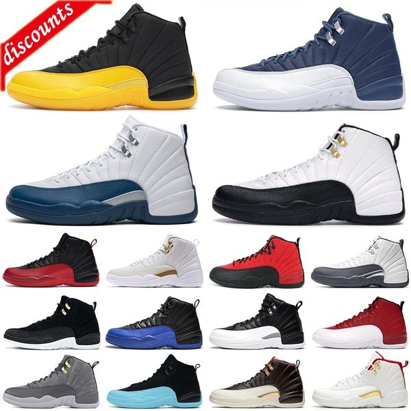 mens 12s basketball shoes jumpman 12 university gold indigo flu game royal dark concord black men trainers athletic sports sneakers
mens 12s basketball shoes jumpman 12 university gold indigo flu game royal dark concord black men trainers athletic sports sneakers