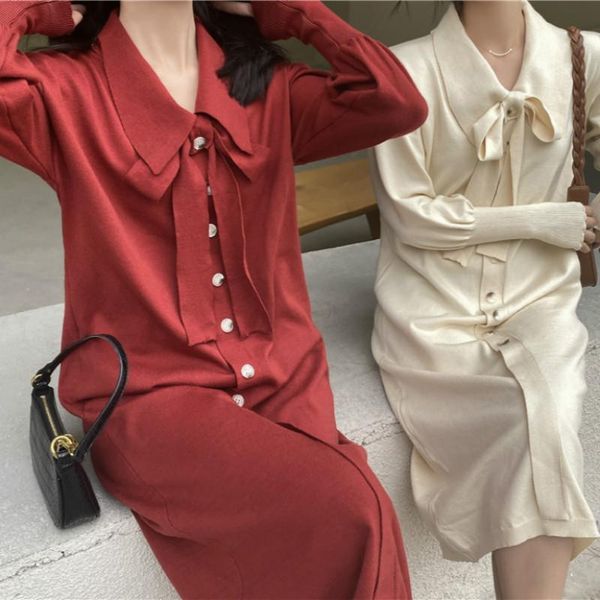 casual dresses chic oversize thick long sweater dress women fashion lace-up autumn winter knit straight female buttons, Black;gray
casual dresses chic oversize thick long sweater dress women fashion lace-up autumn winter knit straight female buttons, Black;gray