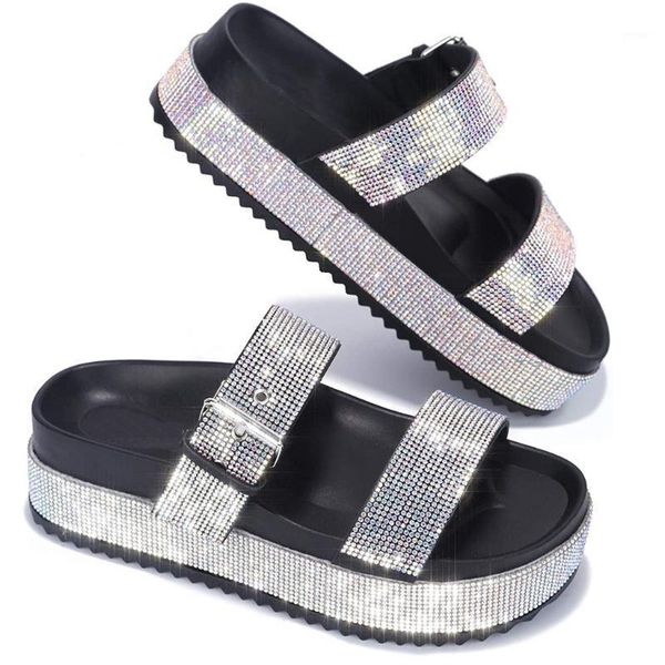slippers platform retro for woman classics crystal high heels slipper women shoes non-slip breathable slaps women1, Black
slippers platform retro for woman classics crystal high heels slipper women shoes non-slip breathable slaps women1, Black