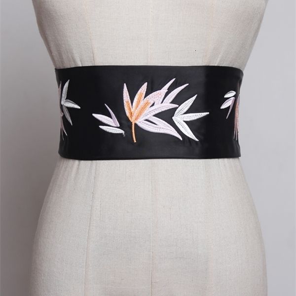 women's runway fashion vintage embroidery satin cummerbunds female dress coat corsets waistband belts decoration wide belt r3352 j1209, Black;brown
women's runway fashion vintage embroidery satin cummerbunds female dress coat corsets waistband belts decoration wide belt r3352 j1209, Black;brown