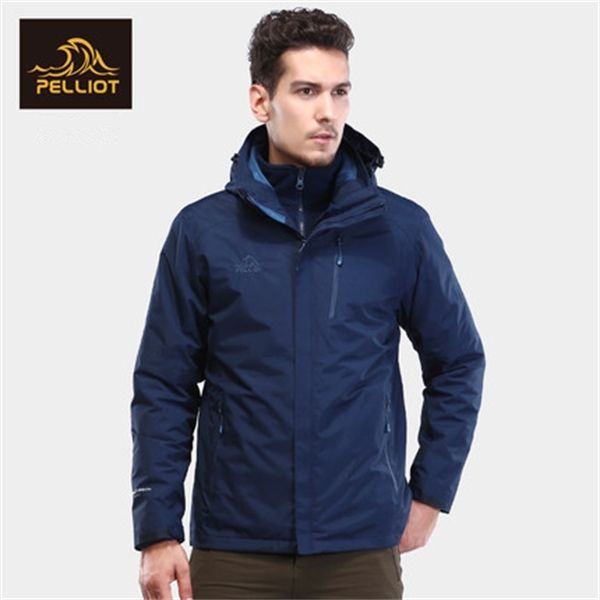 pelliot outdoor jackets men's tide brand jacket three-in-one thickening fleece two-piece mountaineering clothing male ski jacket q1211, Black;brown
pelliot outdoor jackets men's tide brand jacket three-in-one thickening fleece two-piece mountaineering clothing male ski jacket q1211, Black;brown