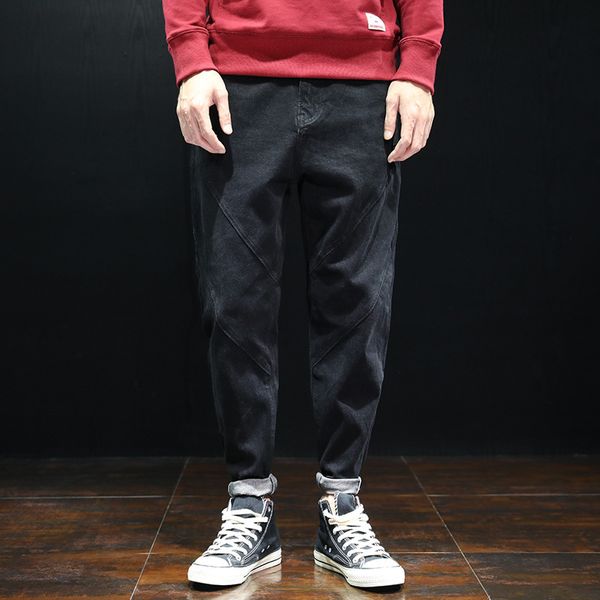 jeans men's harem elastic fashion casual loose fat plus size bla pants, Blue
jeans men's harem elastic fashion casual loose fat plus size bla pants, Blue