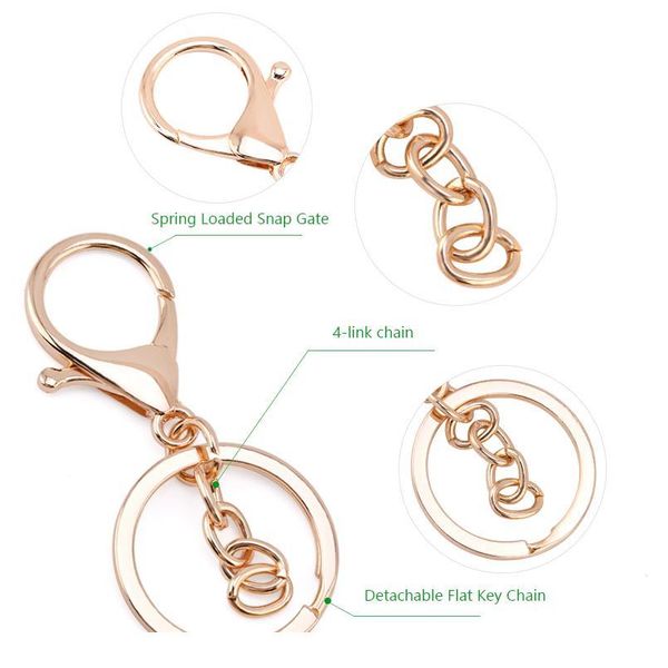10pcs lobster clasps hooks key chains car key rings round split key chain diy bag pendant chain jewelry making supp jllgez
10pcs lobster clasps hooks key chains car key rings round split key chain diy bag pendant chain jewelry making supp jllgez