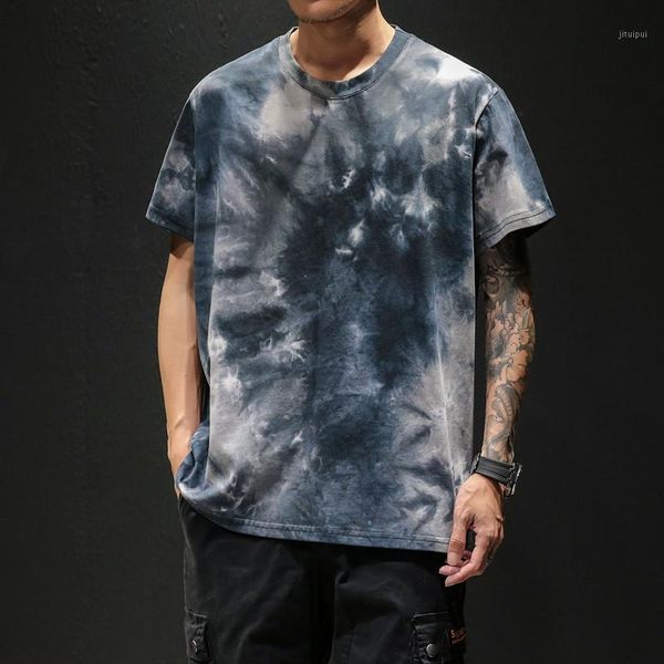 2020 summer tie-dye printing short-sleeved t-shirt men's plus size japanese machida youth cotton 5 points sleeve t-shirt1, White;black
2020 summer tie-dye printing short-sleeved t-shirt men's plus size japanese machida youth cotton 5 points sleeve t-shirt1, White;black
