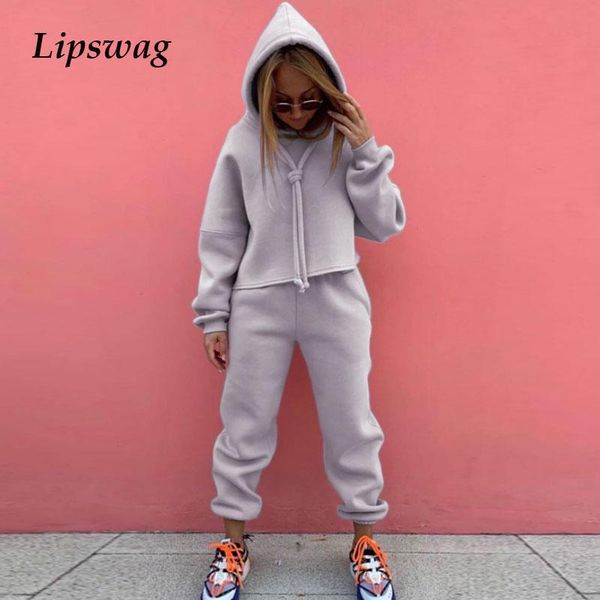 women's tracksuits autumn casual solid women two piece set hooded sweatshirt and elastic waist pants tracksuit winter ladies fashion ho, Gray
women's tracksuits autumn casual solid women two piece set hooded sweatshirt and elastic waist pants tracksuit winter ladies fashion ho, Gray