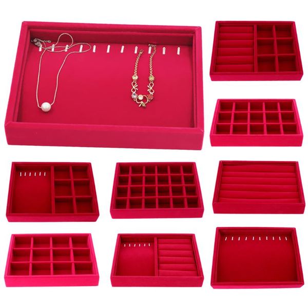 prettyia drawer organizer jewelry display tray necklace earrings storage, Pink;blue
prettyia drawer organizer jewelry display tray necklace earrings storage, Pink;blue