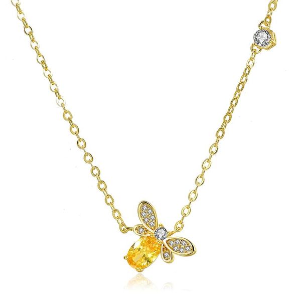 pendant necklaces szelam yellow crystal animal bee rhinestone jewelry necklace woman 2021 collar de mujer sne190070, Silver
pendant necklaces szelam yellow crystal animal bee rhinestone jewelry necklace woman 2021 collar de mujer sne190070, Silver