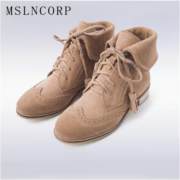 plus size 34-43 genuine leather women ankle boots spring autumn bullock casual shoes fashion female tassel lace up, Black
plus size 34-43 genuine leather women ankle boots spring autumn bullock casual shoes fashion female tassel lace up, Black