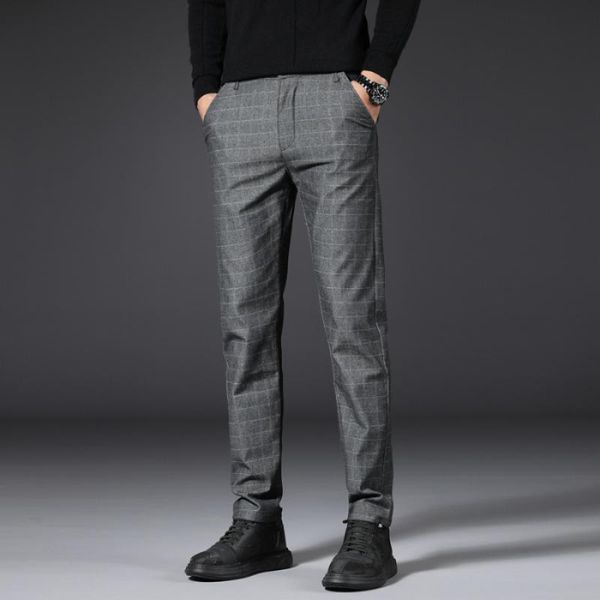 men's pants autumn casual cotton slim fit loose legged students straight medium thick korea, Black
men's pants autumn casual cotton slim fit loose legged students straight medium thick korea, Black