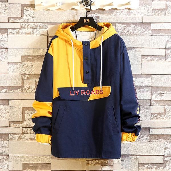 autumn hoodie men long sleeve tracksuits male liy roads print patchwork hip hop streetwear hooded sweatshirts coat, Black
autumn hoodie men long sleeve tracksuits male liy roads print patchwork hip hop streetwear hooded sweatshirts coat, Black