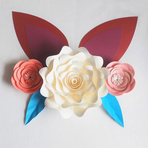decorative flowers & wreaths diy large paper giant rose fleurs backdrops 3pcs+ 2 leaves + ears for wedding decorations nursery kids' bi
decorative flowers & wreaths diy large paper giant rose fleurs backdrops 3pcs+ 2 leaves + ears for wedding decorations nursery kids' bi