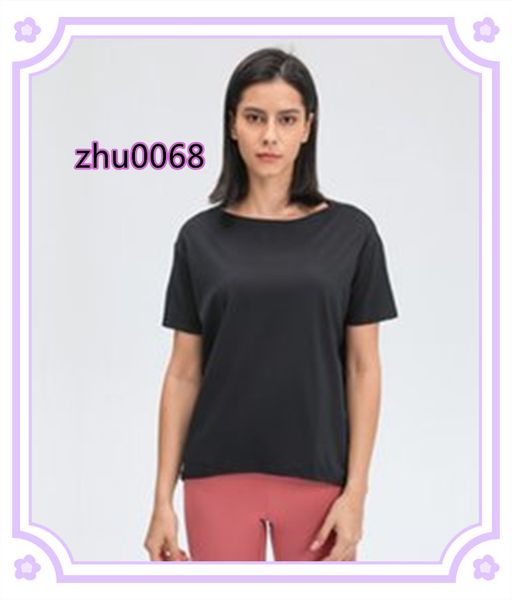 l-85 yoga slim fit breathable women training running fitness clothing solid color loose short sleeve workout gym sport activewear shirt, White;red
l-85 yoga slim fit breathable women training running fitness clothing solid color loose short sleeve workout gym sport activewear shirt, White;red