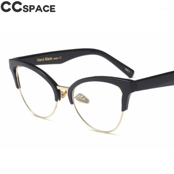 half frame cat eye hollow glasses frames women trending optical fashion computer glasses 456401, Silver
half frame cat eye hollow glasses frames women trending optical fashion computer glasses 456401, Silver
