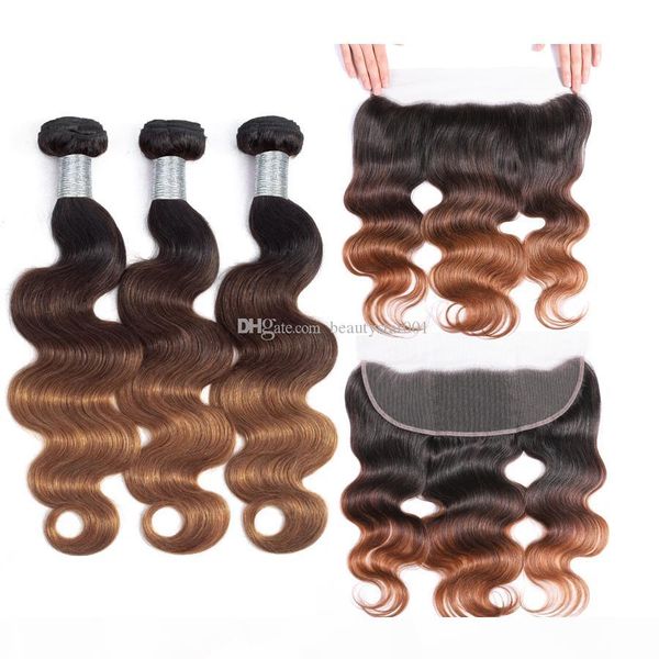 13x4 кружева фронтальная закрытие пачками ombre бразильский body wave 3 связки с фронтальным закрытие светловолосый человеческих волос weave, Black;brown
13x4 кружева фронтальная закрытие пачками ombre бразильский body wave 3 связки с фронтальным закрытие светловолосый человеческих волос weave, Black;brown