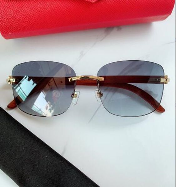 newarrival c0227s big-square rimless gradient sunglasses uv400 for 59-17 with wooden leg for accustomized prescription fullset case, White;black
newarrival c0227s big-square rimless gradient sunglasses uv400 for 59-17 with wooden leg for accustomized prescription fullset case, White;black