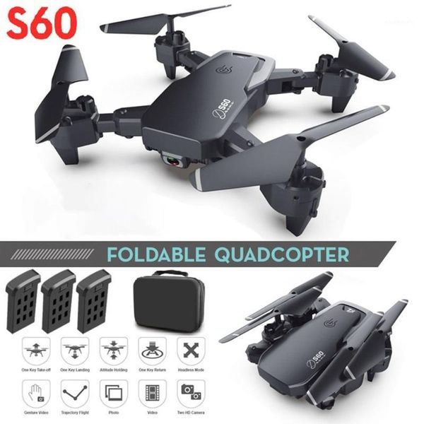 s60 toy drone dual camera wide angle camera wifi fpv foldable quadcopter with 4k/720p hd aerial pgraphy1
s60 toy drone dual camera wide angle camera wifi fpv foldable quadcopter with 4k/720p hd aerial pgraphy1