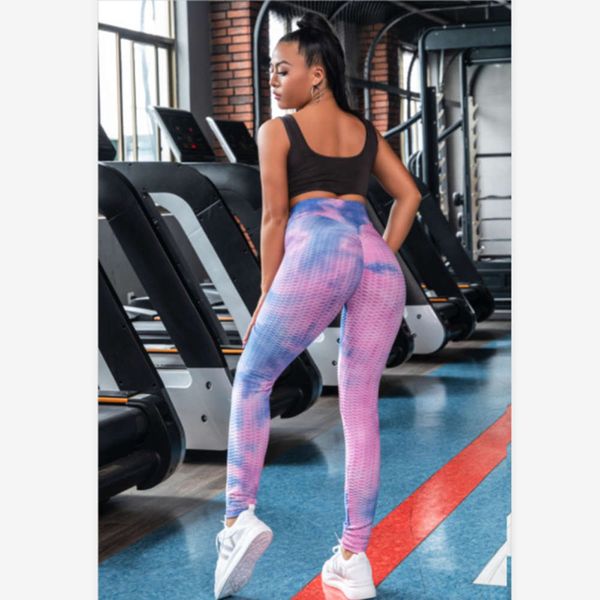 2020 water ink jacquard tie dyeing bubble yoga pants body-building and hip lifting exercise leggings, Black
2020 water ink jacquard tie dyeing bubble yoga pants body-building and hip lifting exercise leggings, Black