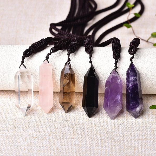 natural crystal pendant jewelry clear quartz healing stone point souvenir for men women jewelry gift mineral ornament necklace h wmtdgi, Black
natural crystal pendant jewelry clear quartz healing stone point souvenir for men women jewelry gift mineral ornament necklace h wmtdgi, Black