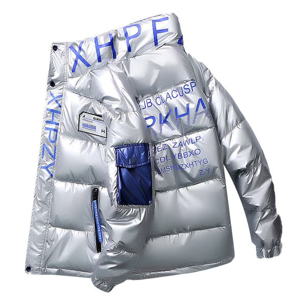 fashion 2020 trendy winter men padded jacket stand collar bright keep warm thicken coat windbreaker mens clothing c1212, Black
fashion 2020 trendy winter men padded jacket stand collar bright keep warm thicken coat windbreaker mens clothing c1212, Black