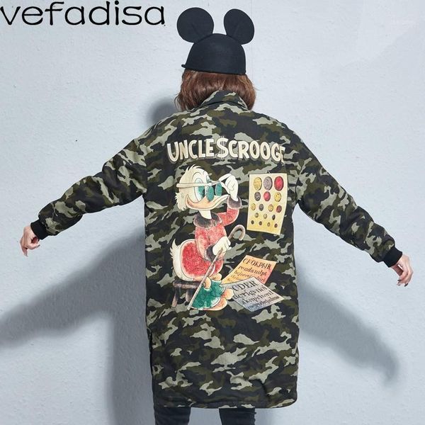 vefadisa women camouflage plush coat winter cartoon long irregular coat single breasted parkas girls long sleeve overcoat zld3551, Black
vefadisa women camouflage plush coat winter cartoon long irregular coat single breasted parkas girls long sleeve overcoat zld3551, Black