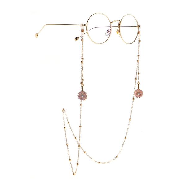 2020 chic fashion simple gold color chain pink flower beaded glasses chain metal sunglasses strap landyard eyewear accessories h jlloho
2020 chic fashion simple gold color chain pink flower beaded glasses chain metal sunglasses strap landyard eyewear accessories h jlloho