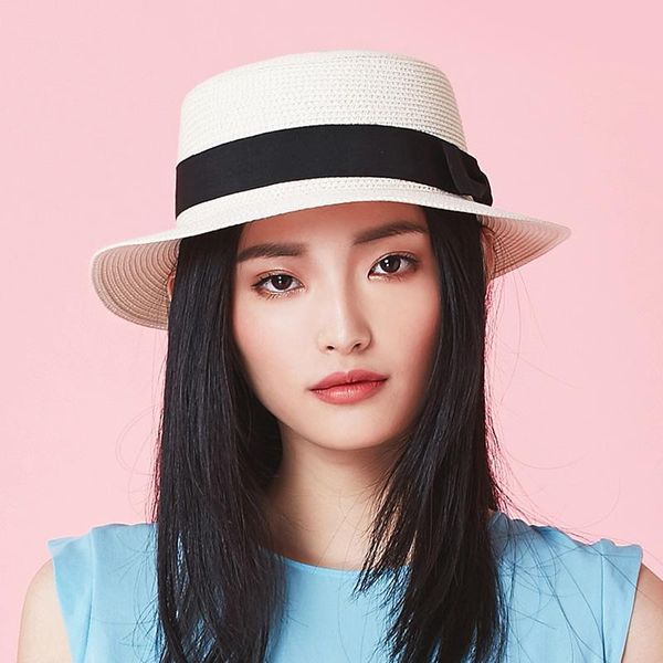 wide brim hats 2021 simple summer parent-child beach hat female casual panama lady brand women flat bowknot straw cap girls sun, Blue;gray
wide brim hats 2021 simple summer parent-child beach hat female casual panama lady brand women flat bowknot straw cap girls sun, Blue;gray