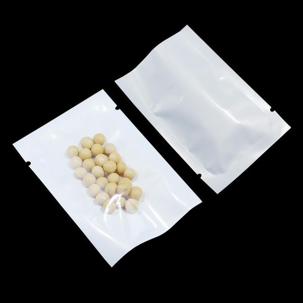 1000pcs Lot Plastic Open Clear White Snack Candy Package Bag Vacuum Seal Storage Packing Pouch For Retail Cookies Packaging H Bbygmi