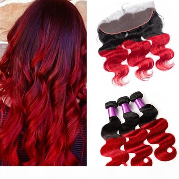 black and red ombre human hair frontal and bundles deals 2 tone 1b red ombre virgin malaysian hair weaves with full frontal closure, Black;brown
black and red ombre human hair frontal and bundles deals 2 tone 1b red ombre virgin malaysian hair weaves with full frontal closure, Black;brown