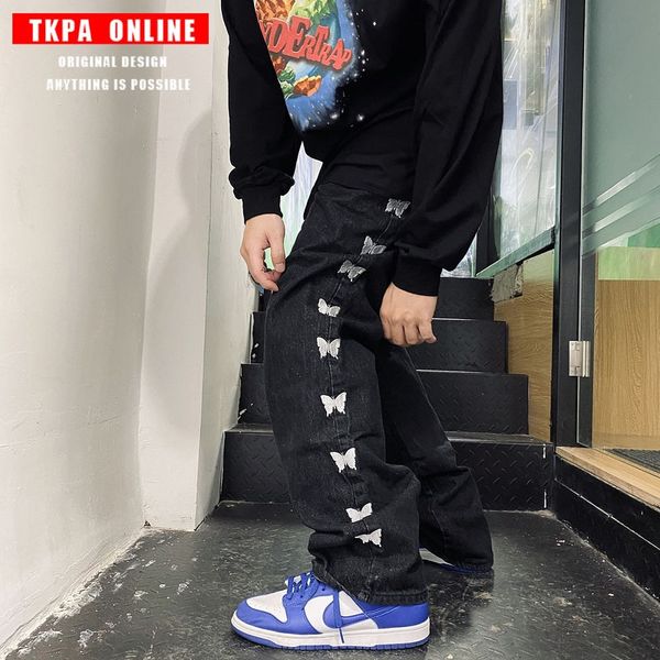 ita5j tkpa harajuku butterfly embroidery hip jeans and jeansembroidered jeanshop wash dark jeans high street loose straight leg daddy pants, Blue
ita5j tkpa harajuku butterfly embroidery hip jeans and jeansembroidered jeanshop wash dark jeans high street loose straight leg daddy pants, Blue