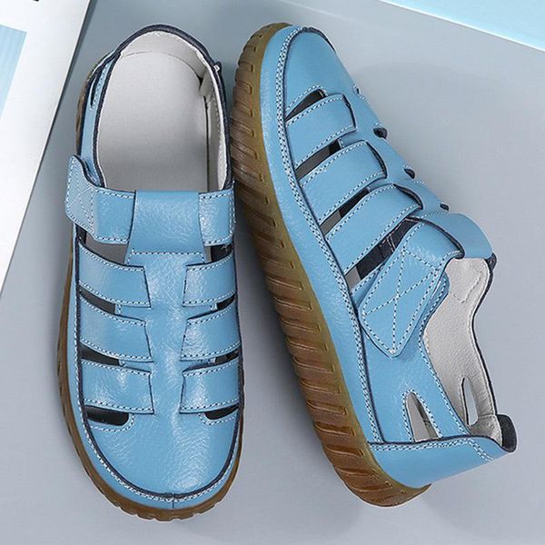 women flat sandals hook&loop soft pu leather sandals female casual women's platform woman beach shoes summer new, Black
women flat sandals hook&loop soft pu leather sandals female casual women's platform woman beach shoes summer new, Black