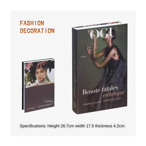 5pc fake book home decorative figurines modern simulation luxury ornament club l model y1107
5pc fake book home decorative figurines modern simulation luxury ornament club l model y1107