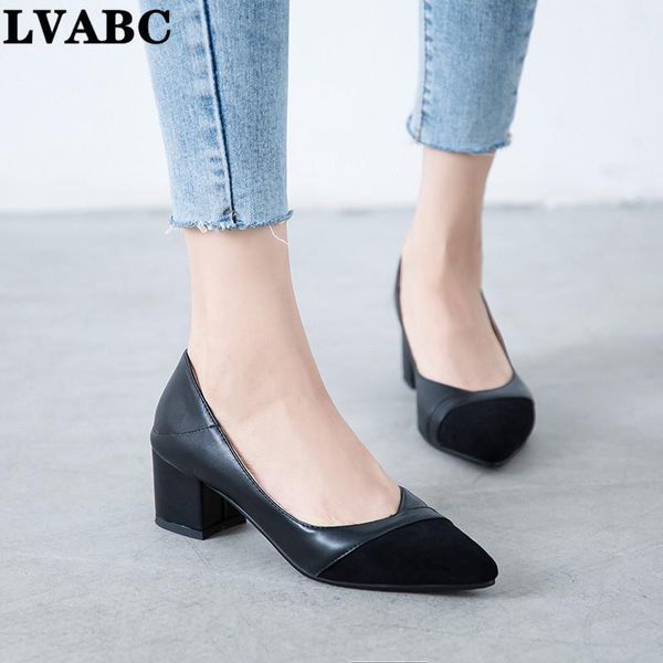 dress shoes 2021 women square high heel platform pumps pu leather pointed toe black ladies wedding woman size 34-431
dress shoes 2021 women square high heel platform pumps pu leather pointed toe black ladies wedding woman size 34-431