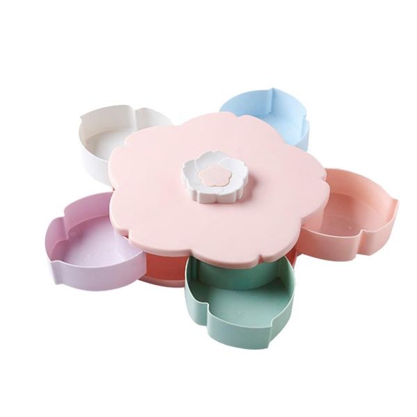 petal-shape rotating snack box candy tray storage box candy plates single-deck dried fruit organizer storage
petal-shape rotating snack box candy tray storage box candy plates single-deck dried fruit organizer storage
