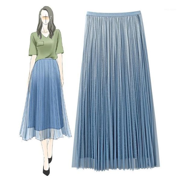 skirts sherhure 2021 two layer women summer a-line pleated skirt high waist long mesh casual clothes faldas jupe femme saia1, Black
skirts sherhure 2021 two layer women summer a-line pleated skirt high waist long mesh casual clothes faldas jupe femme saia1, Black